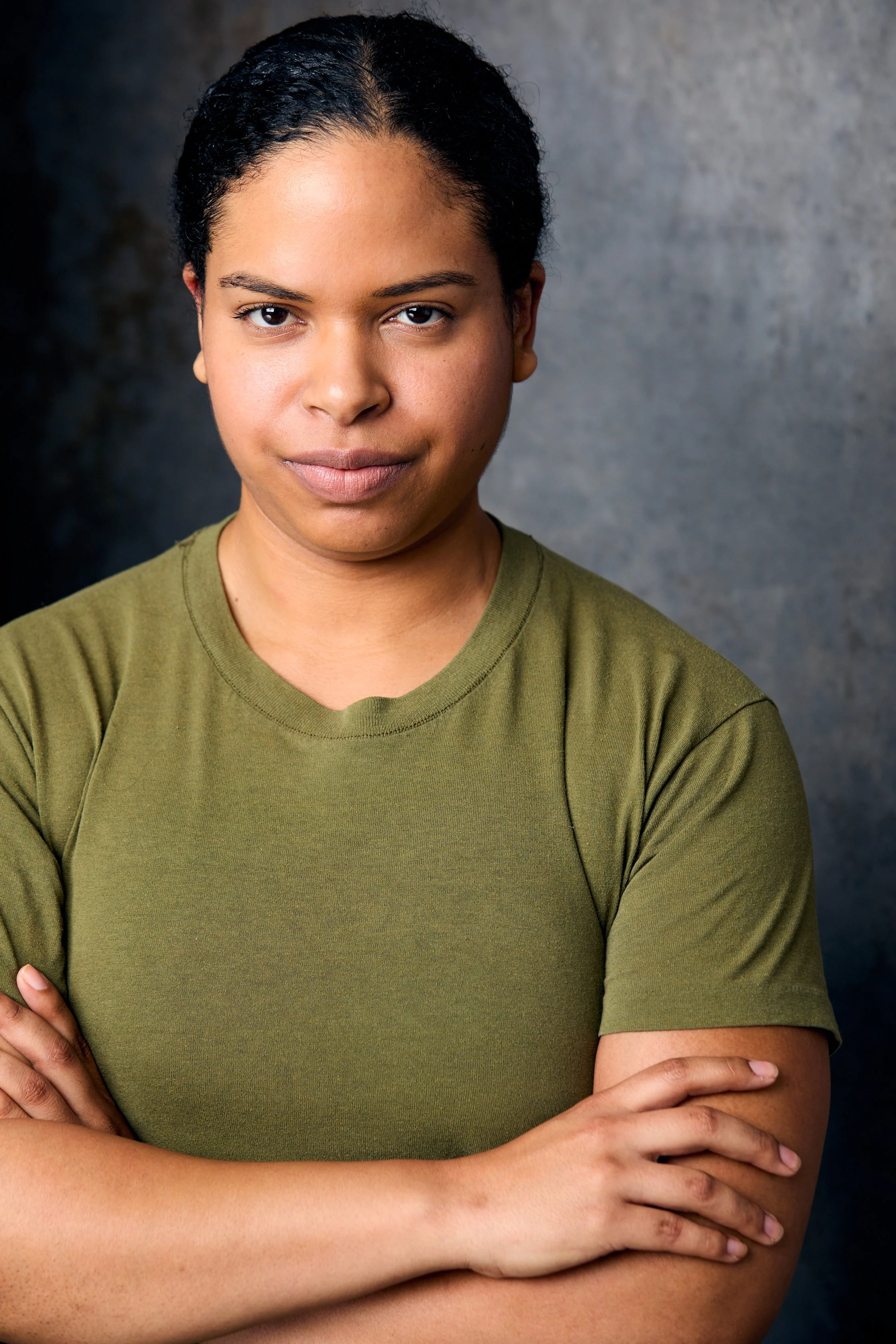 Actress Deanna Rowland. Military headshot by Cameron Radice Photography