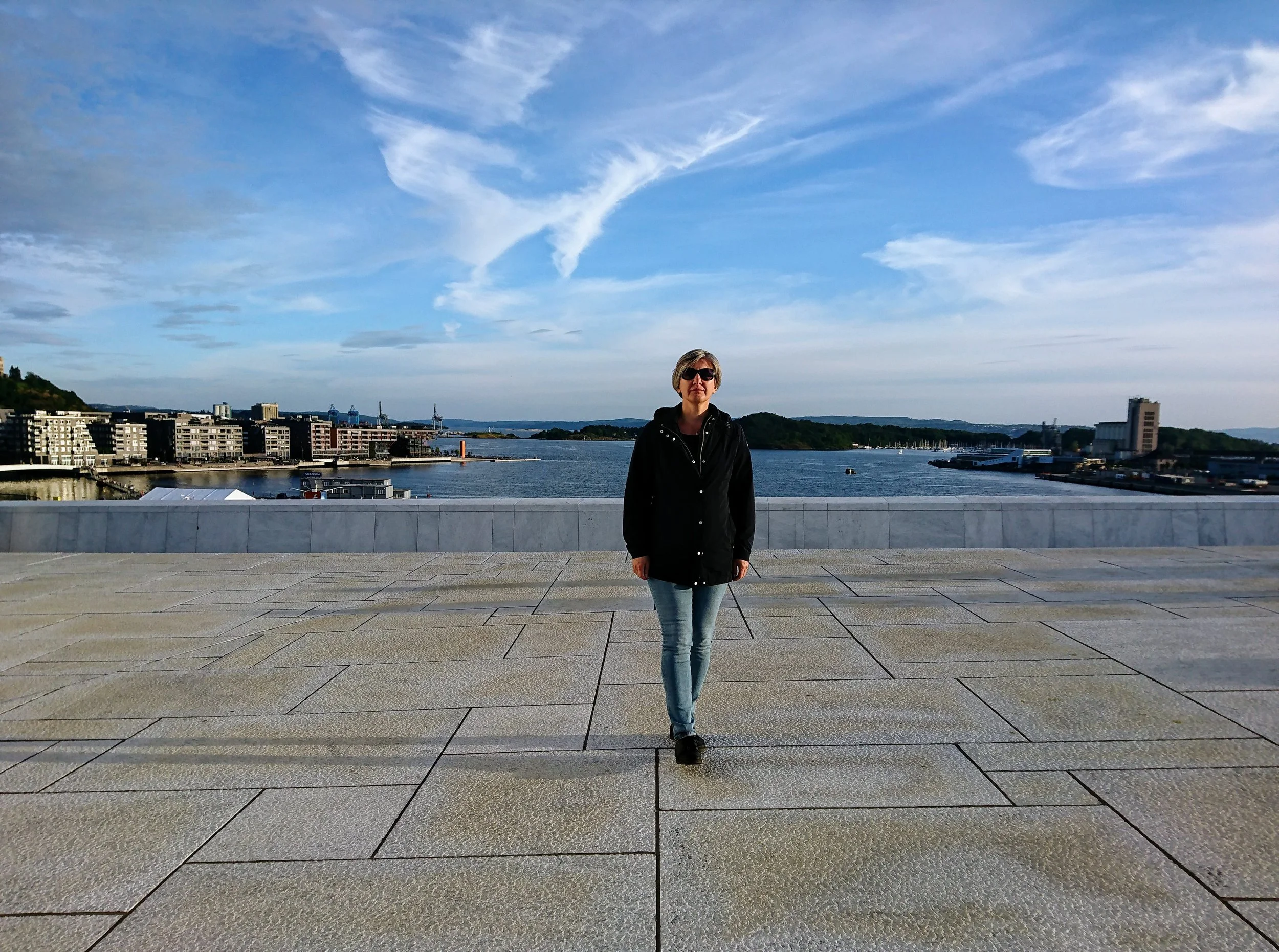 Contemporary artist Veronika Kyrychenko in Oslo, Norway.