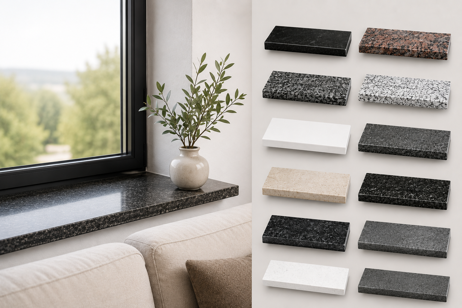 FENSTERBÄNKE & ZUBEHÖR