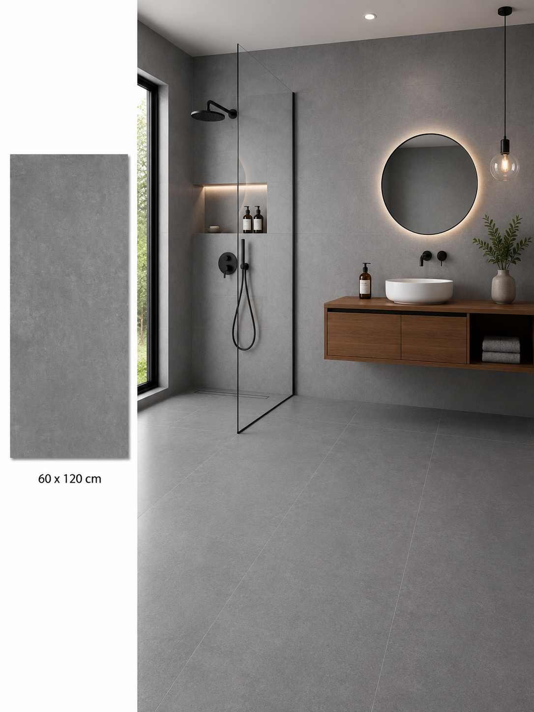 Terra Graphite Fliese