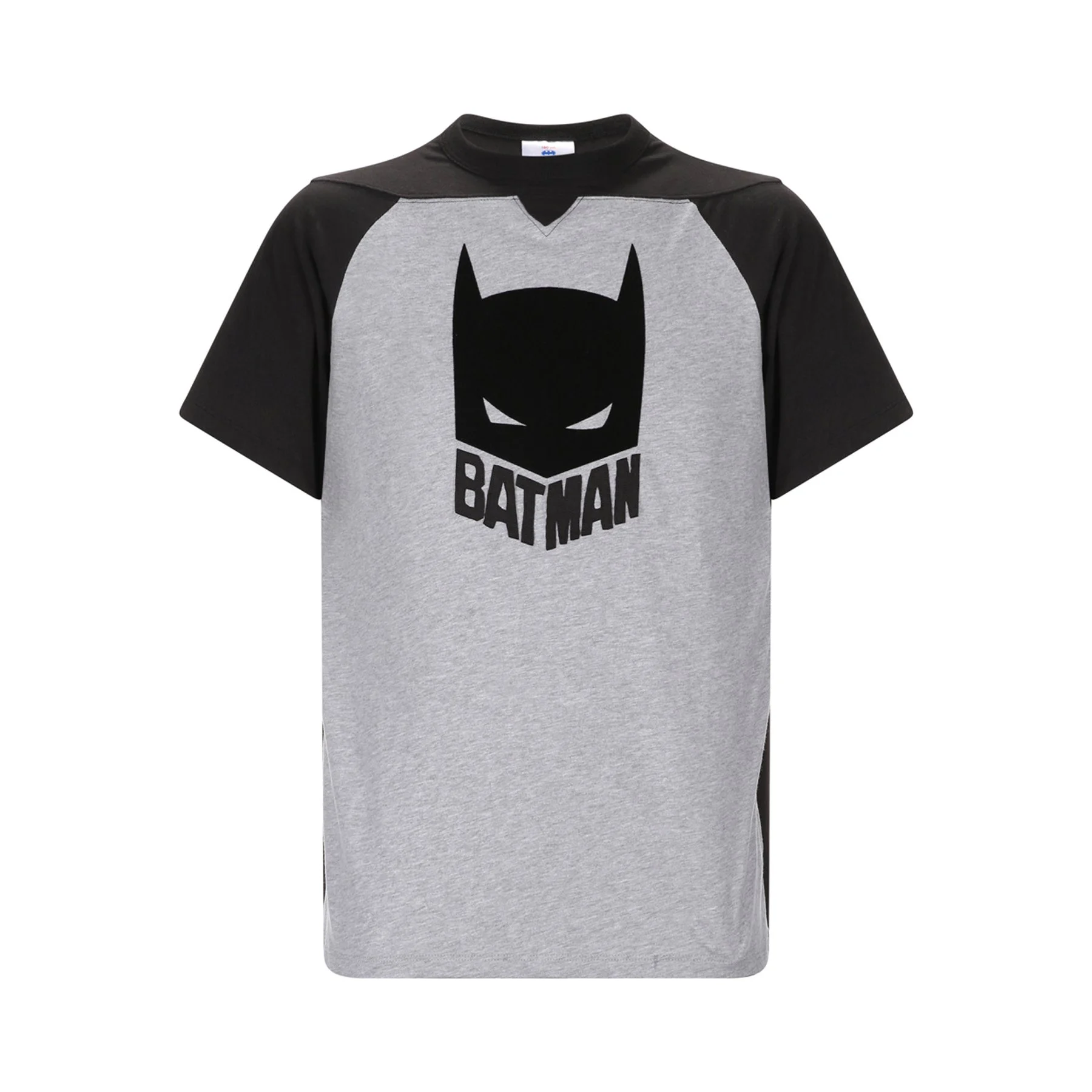 T-shirt with Batman logo in black and gray colors.