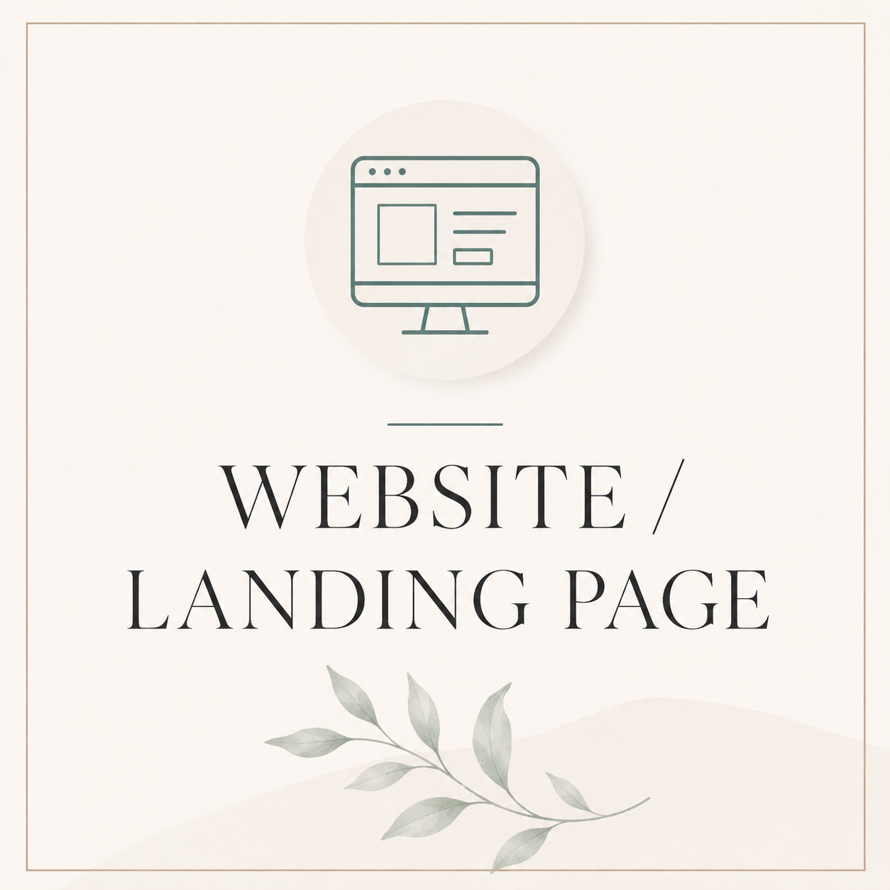 Website/Landing Page