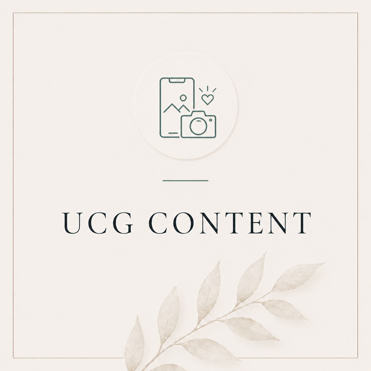 UCG/Aesthetic Content