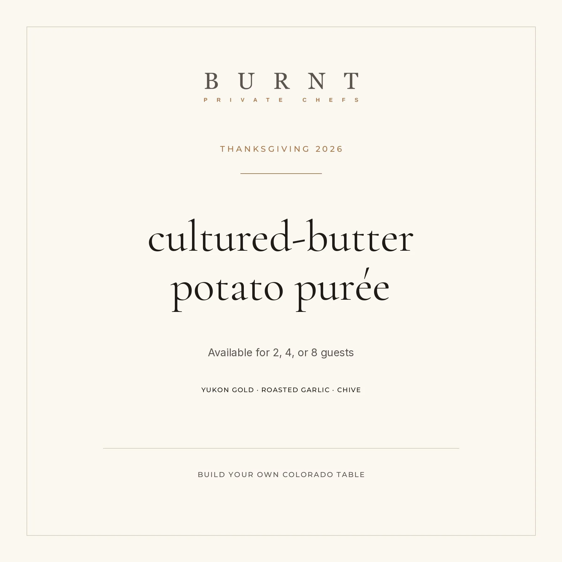 Cultured-Butter Potato Purée