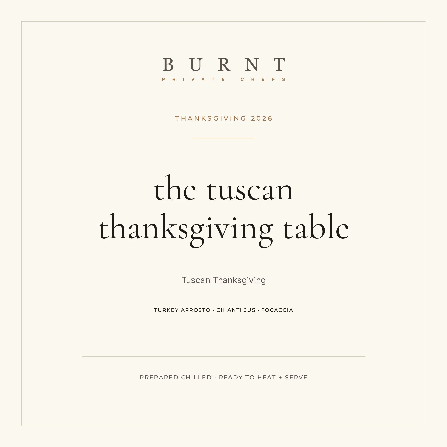 The Tuscan Thanksgiving Table