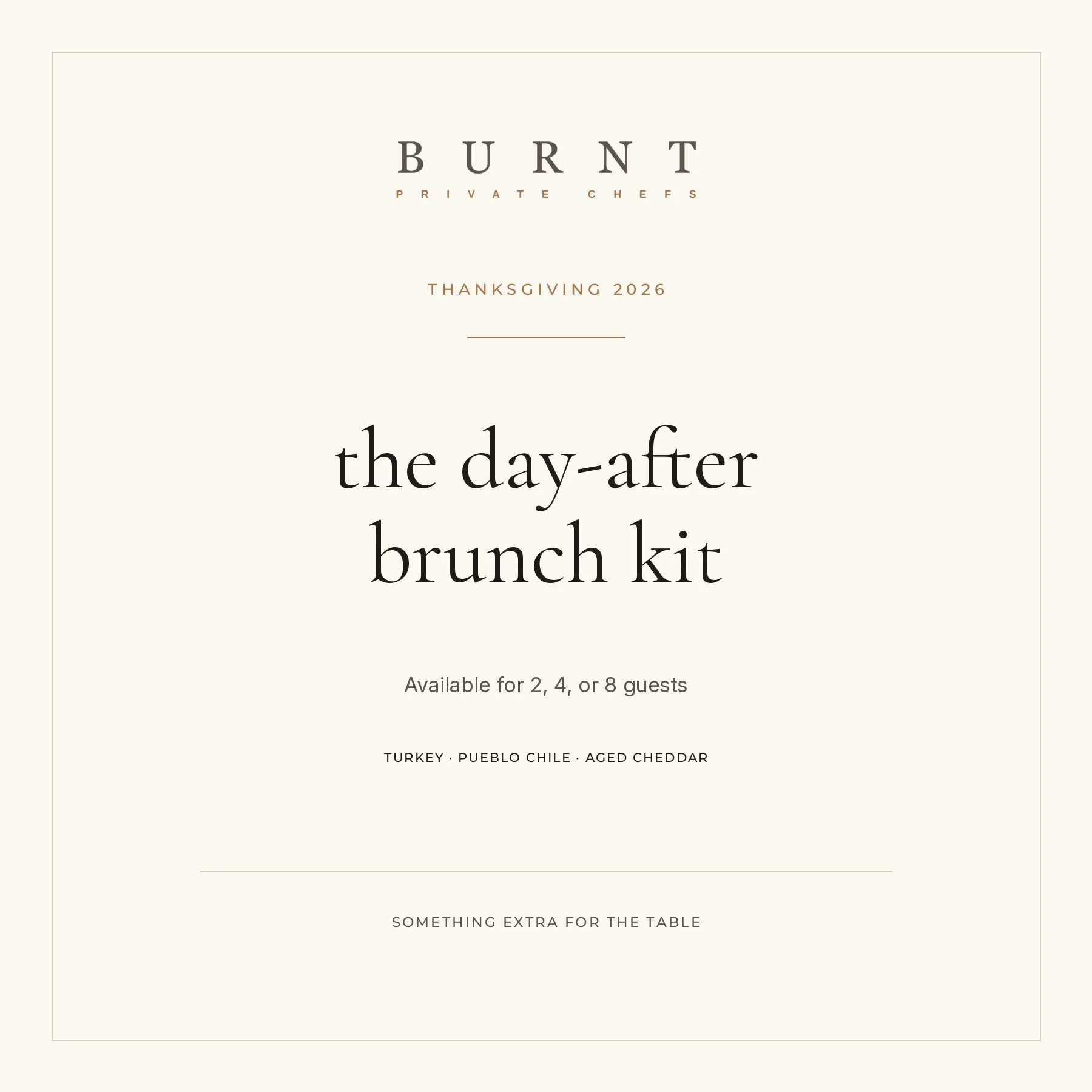 The Day-After Brunch Kit