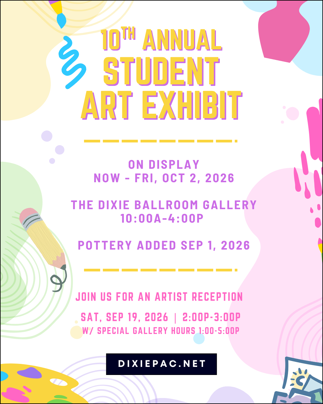 SUMMER SESSIONS ART EXHIBIT