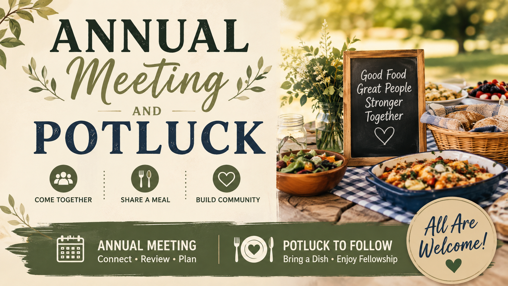 ANNUAL MEETING & POTLUCK