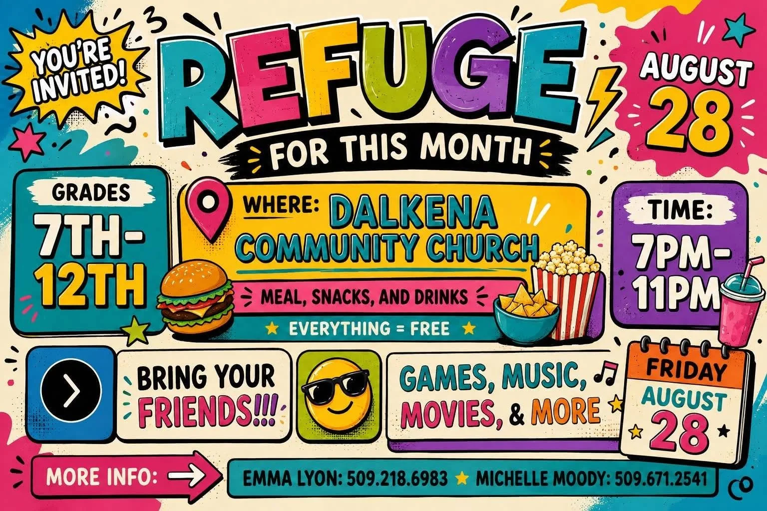 Refuge Night 7th-12th grade