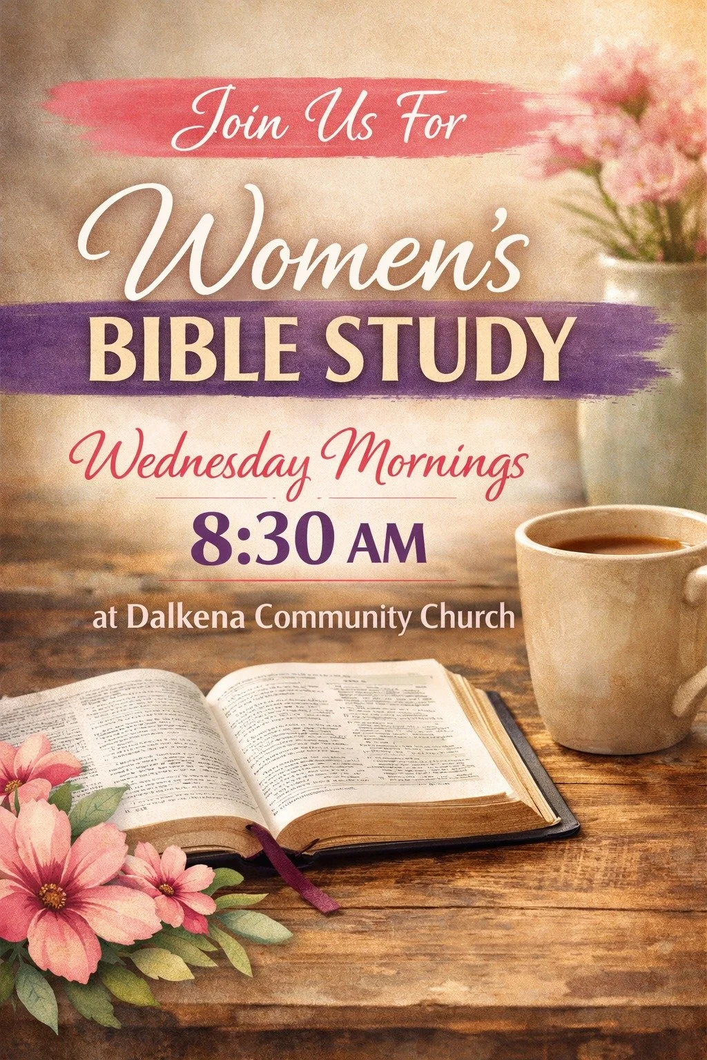 WOMEN'S MORNING BIBLE STUDY 