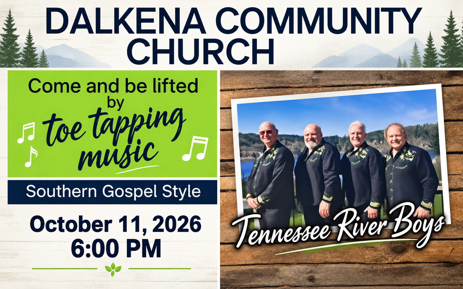 TENNESSEE RIVER BOYS CONCERT
