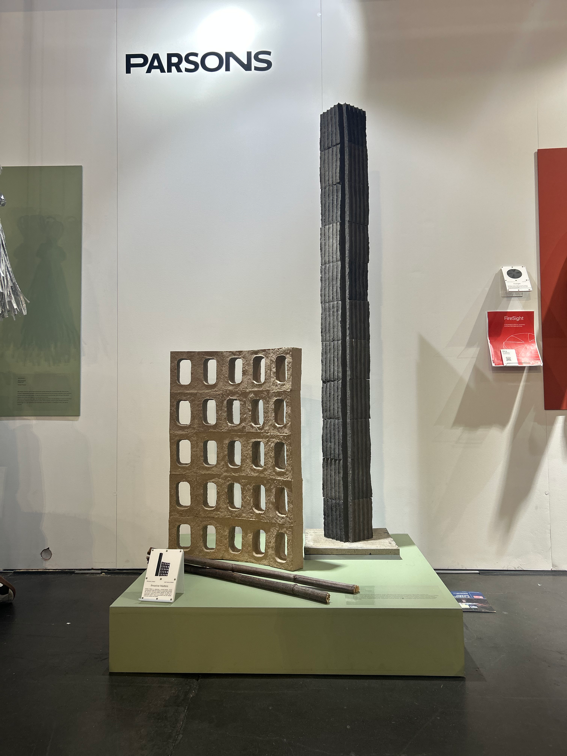 ICFF Exhibition: Voids & Flutes Prototypes