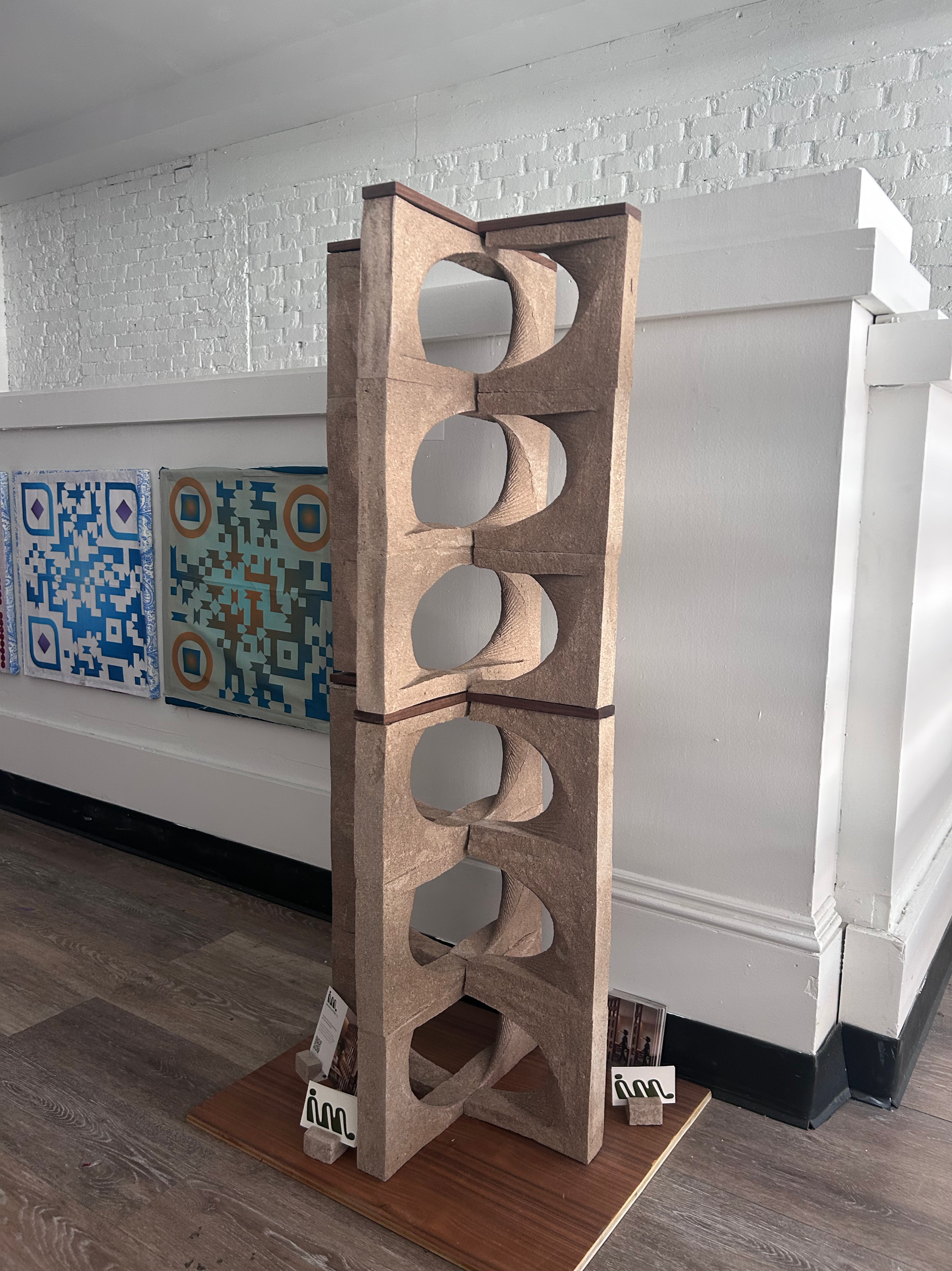 Salone Satellite Milan & NYC x Design Exhibit: Breeze Block Column