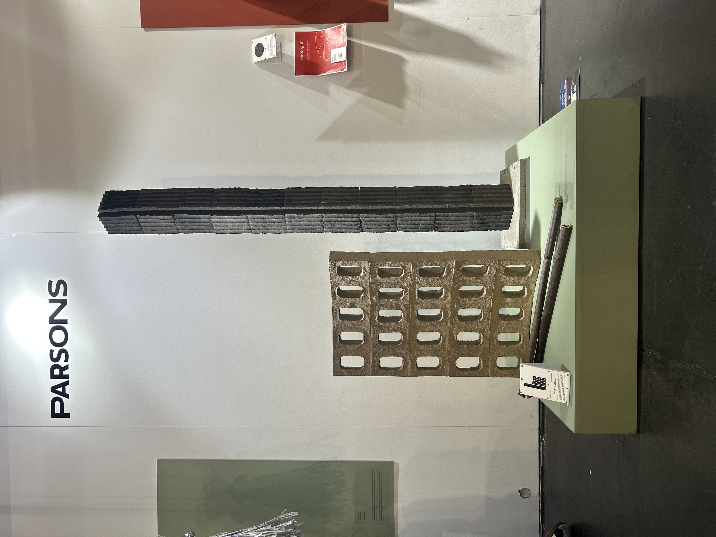 ICFF Exhibition: Voids & Flutes Prototypes