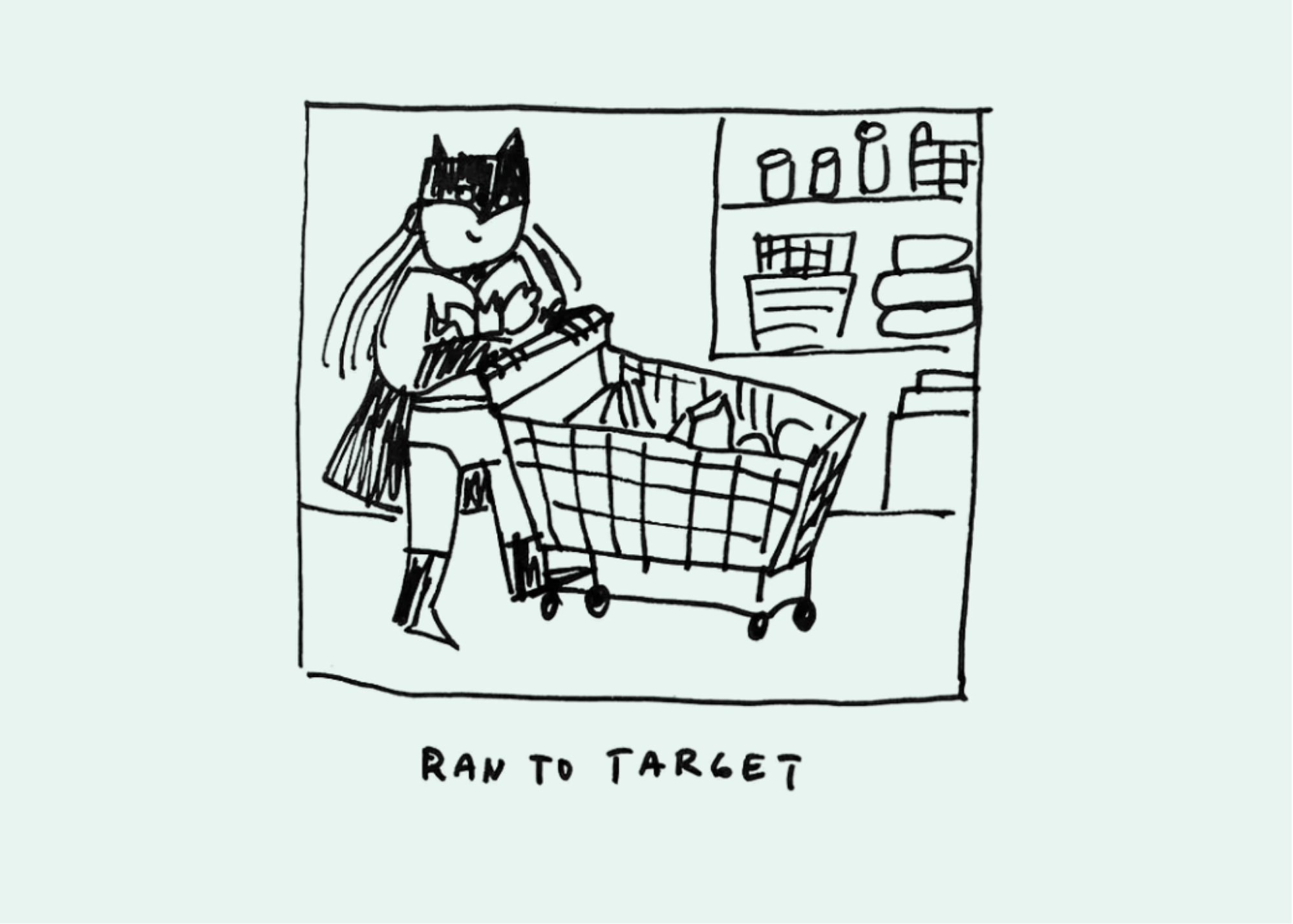 Draw your day as batman