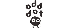 Odd Dot logo, a children's book publisher focused on creating imaginative books for young readers.