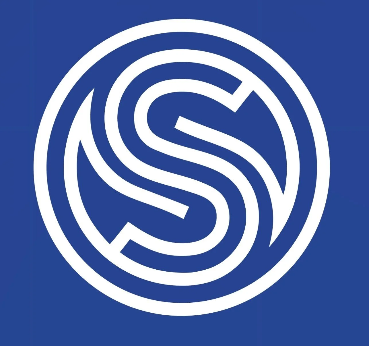 The logo of the Search Engine Journal, featuring a blue background with a white circular maze design and a stylized letter 'S' in the center.