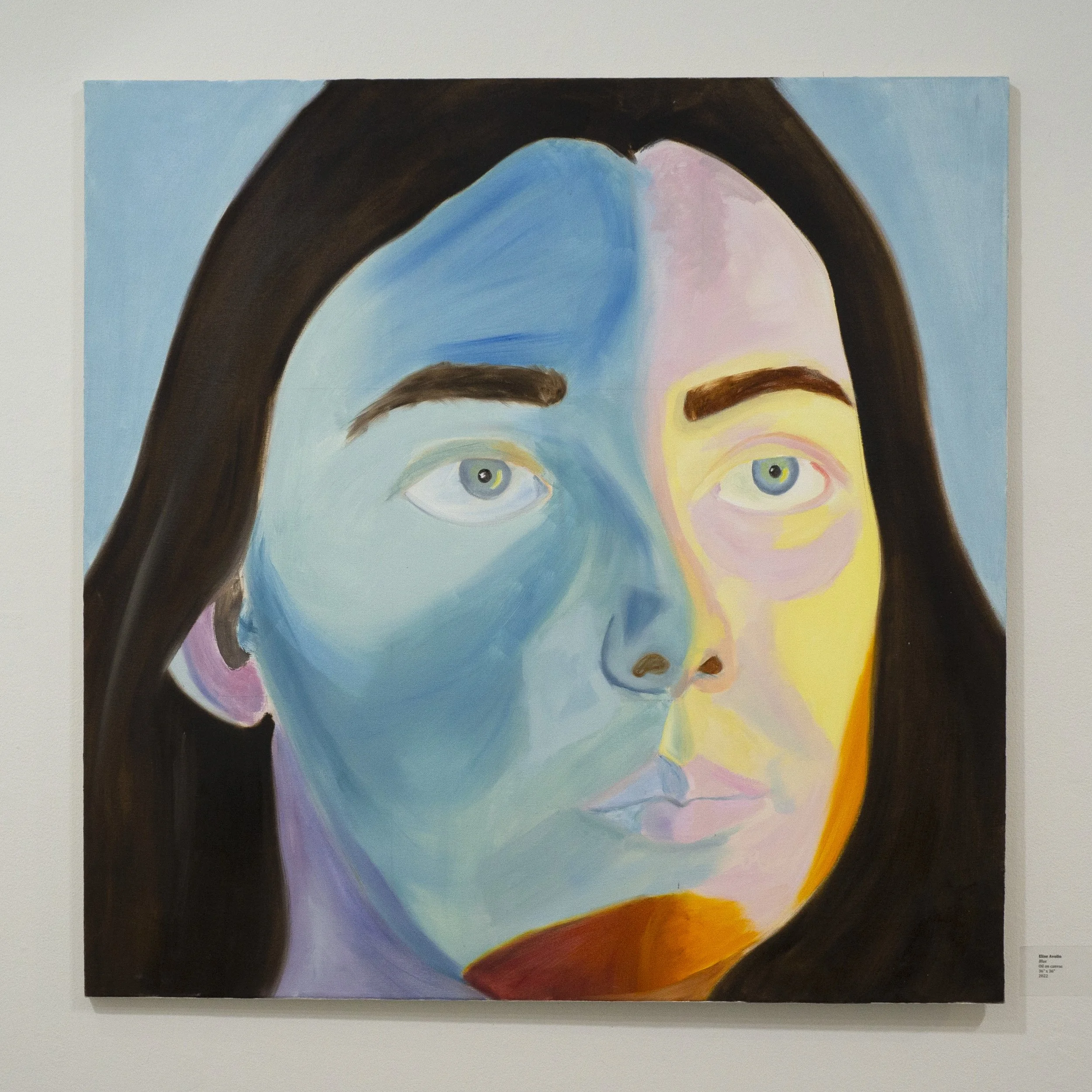 Blue | 36" x 36" | oil on canvas
