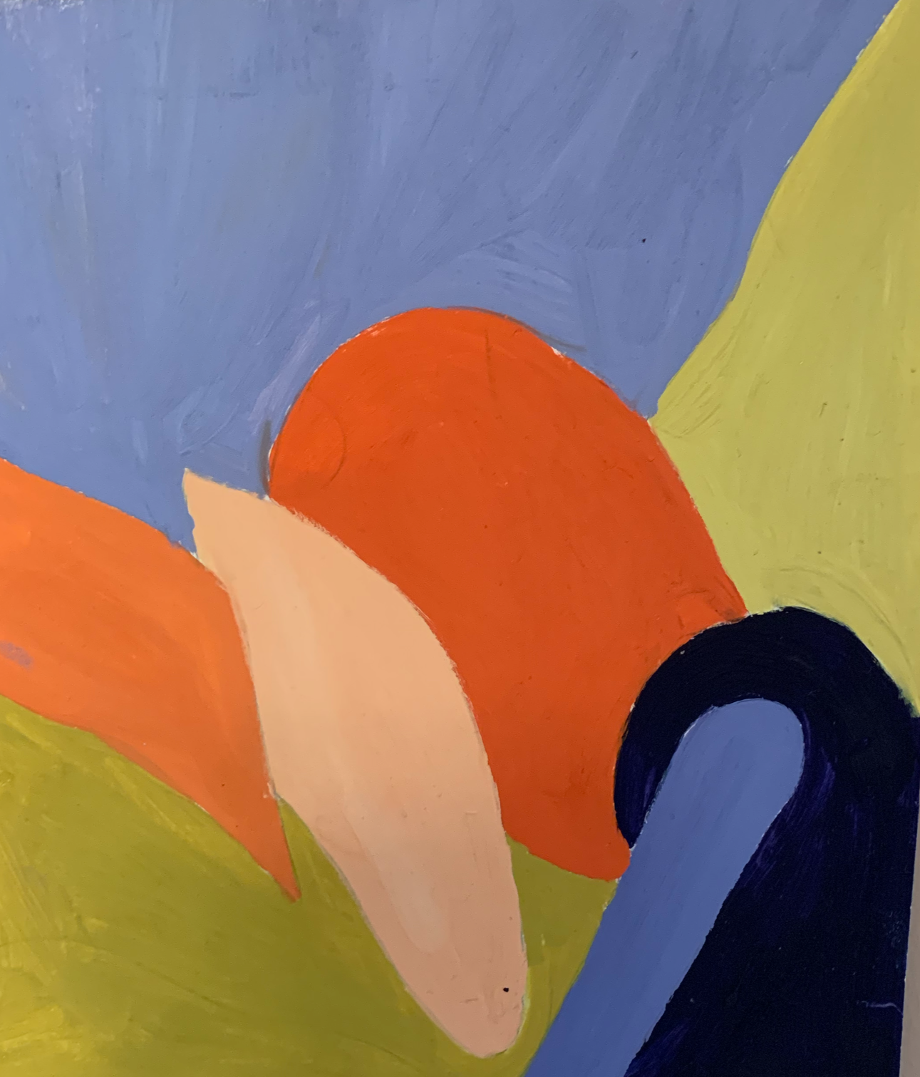 Float | 12" x 8" | oil on paper 