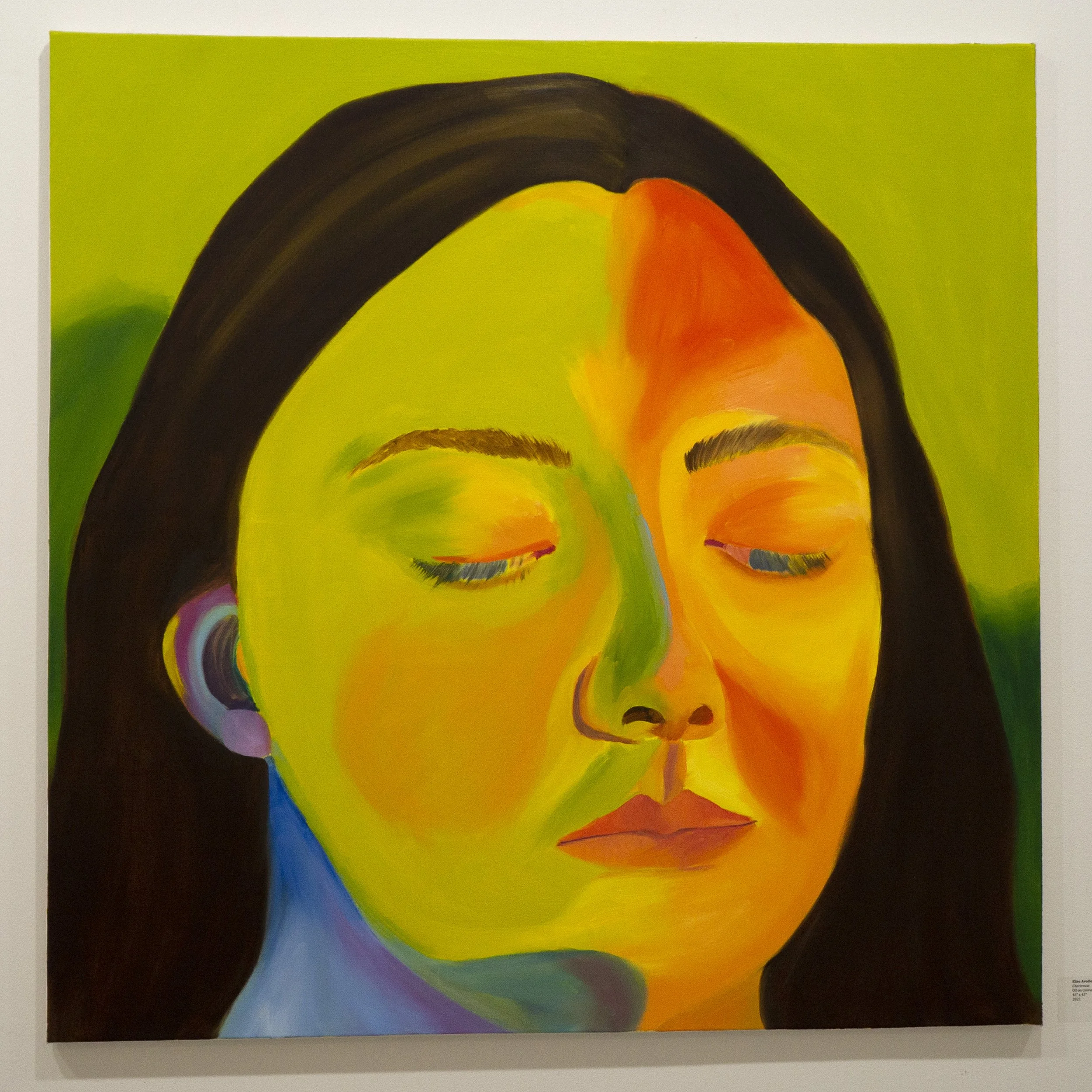 Chartreuse | 43" x 43" | oil on canvas 