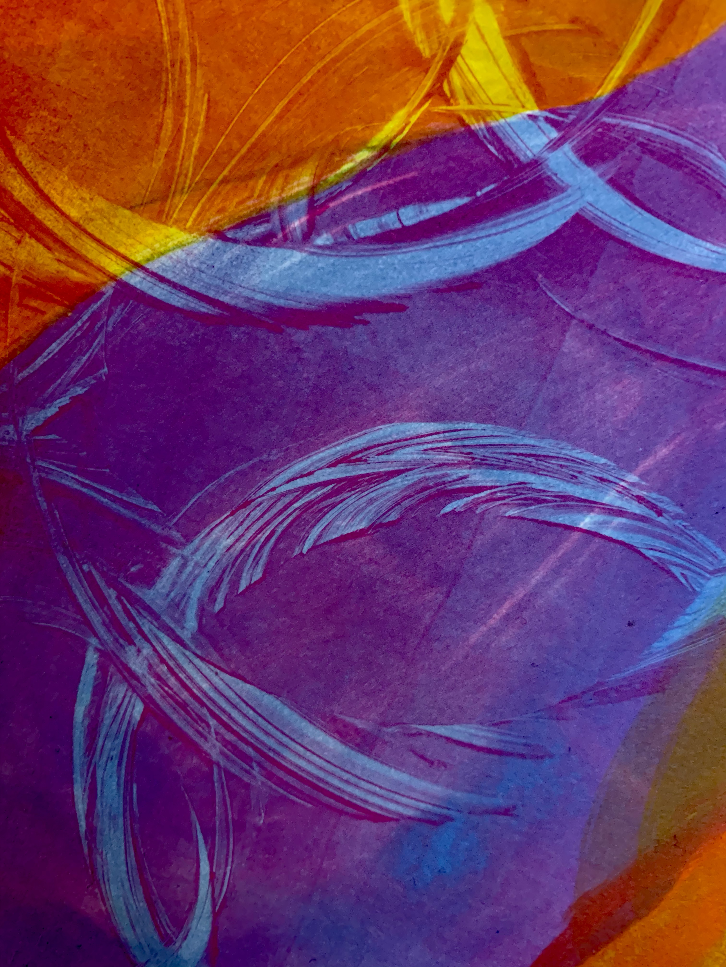 Swirl | 11" x 15" | Monotype 