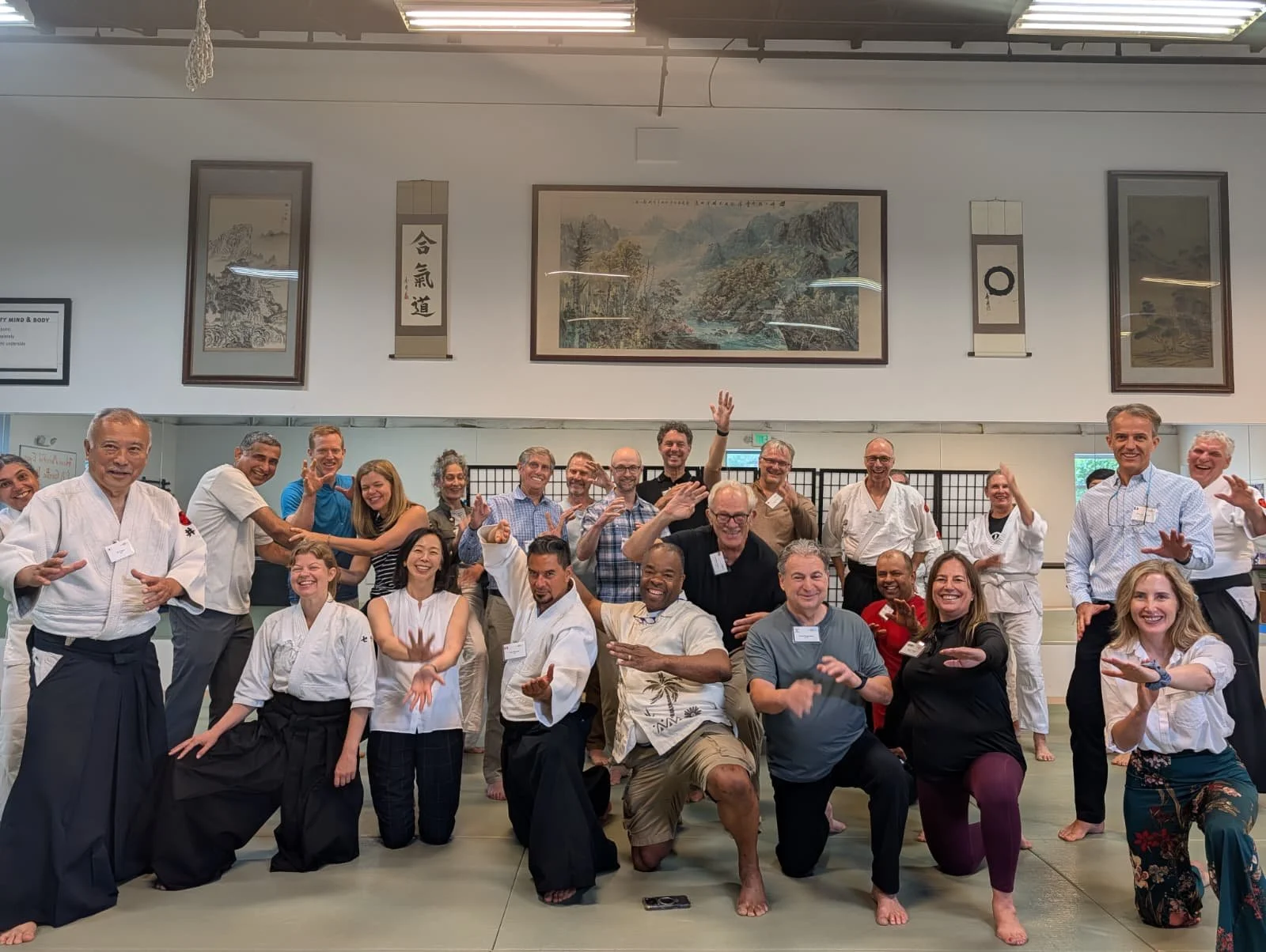 IBCircle global executives on the Aikido mat at One Dojo, Boulder.jpeg