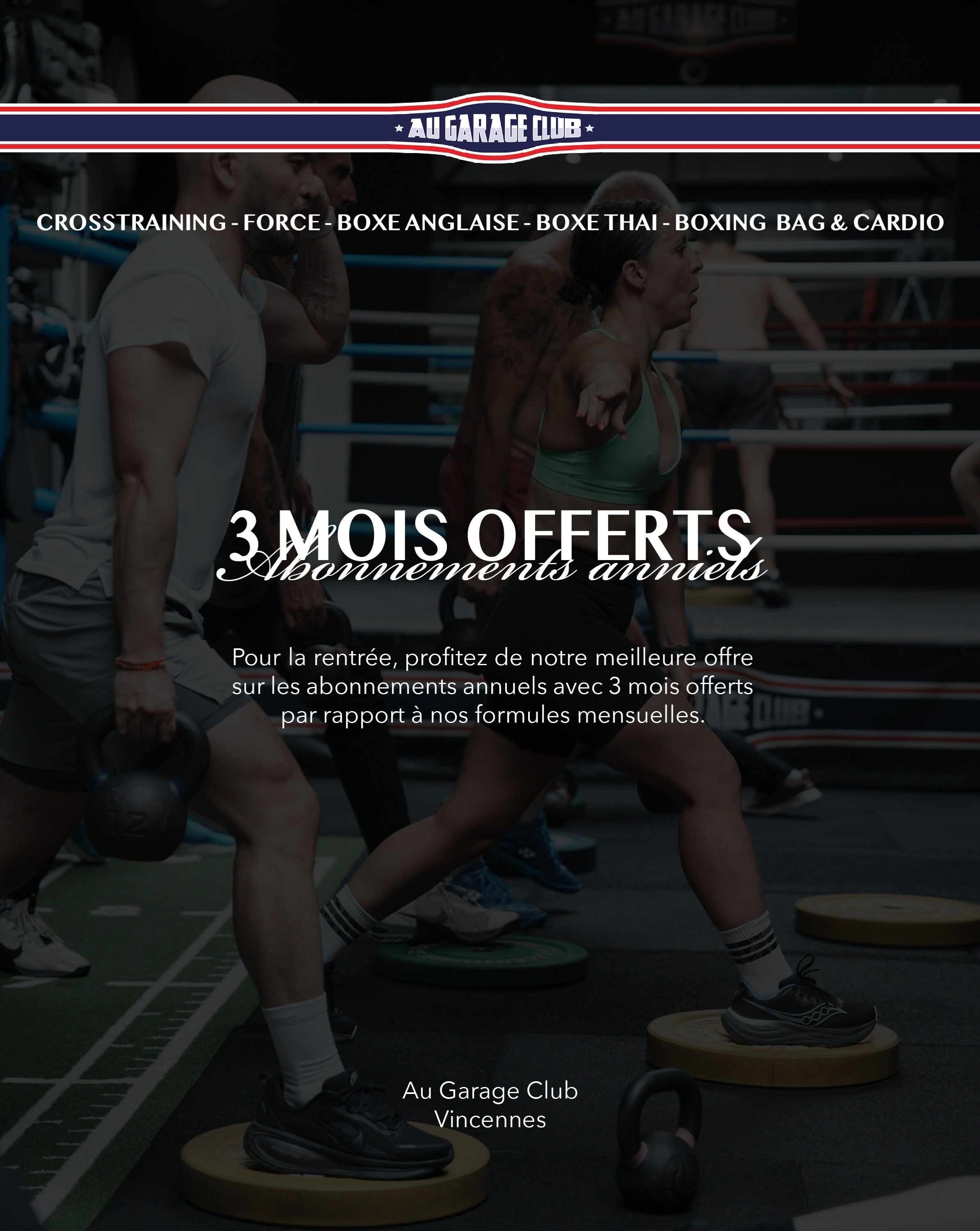 3 MOIS OFFERTS POUR TA RENTR&Eacute;E 🥊
Cette ann&eacute;e, on te donne une bonne raison de t&rsquo;engager sur la dur&eacute;e.
Jusqu&rsquo;au 30 septembre, profite de -10 % sur nos abonnements annuels avec le code RENTREE10.
&rarr; 1 cours / semai