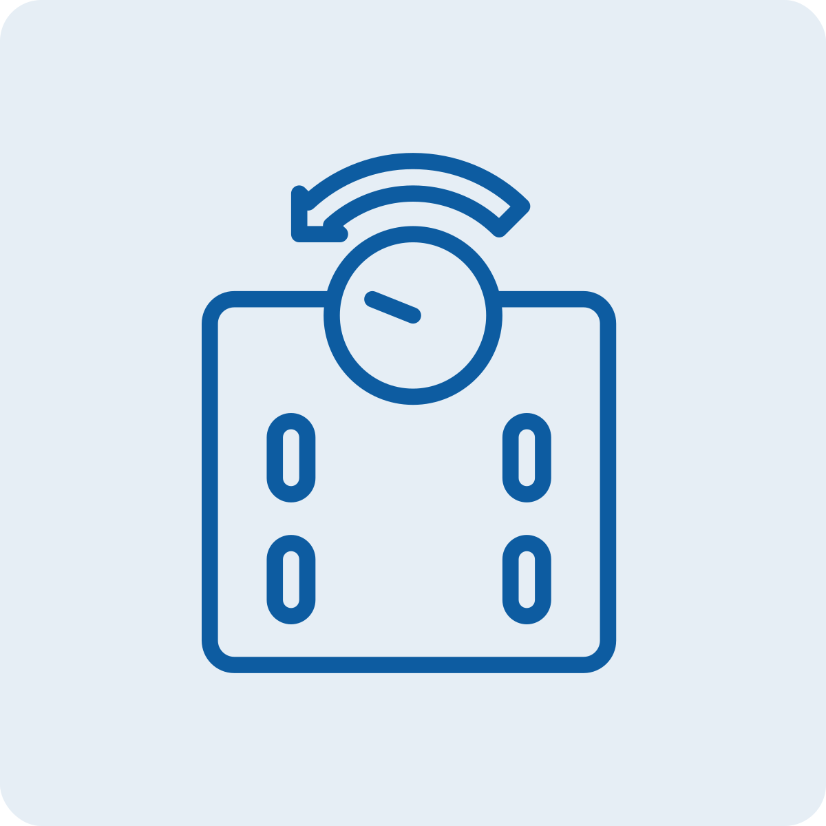 Icon of a weighing scale with a Wi-Fi signal above it.