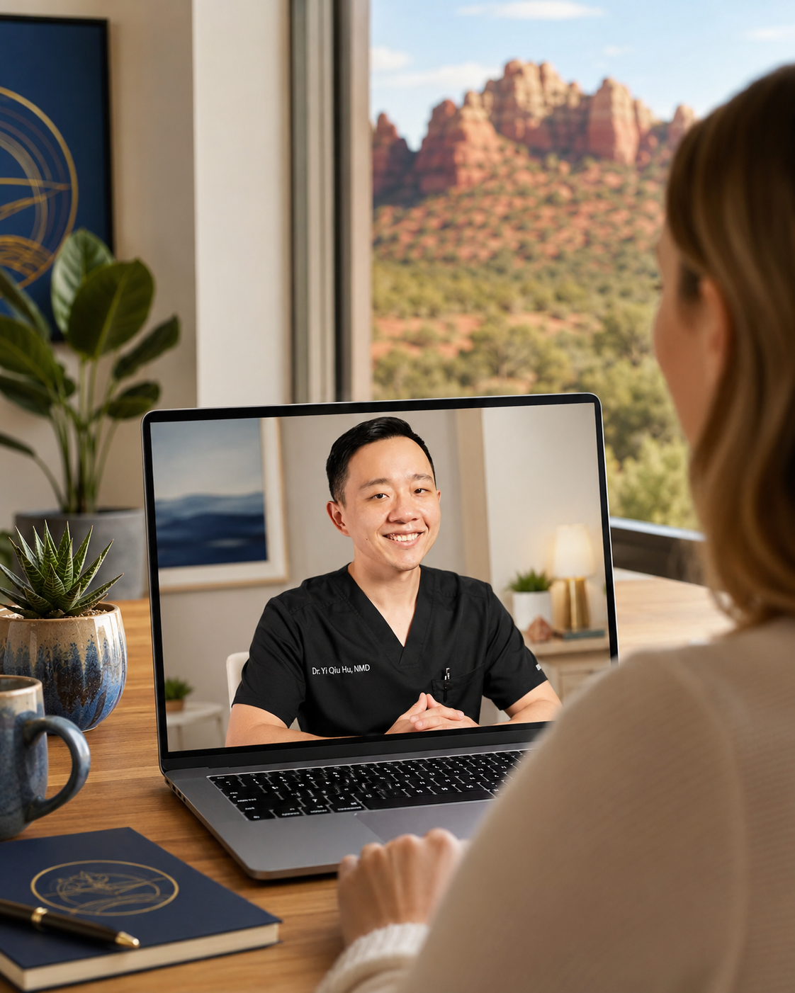 Telemedicine appointment with an Arizona concierge doctor serving Sedona patients
