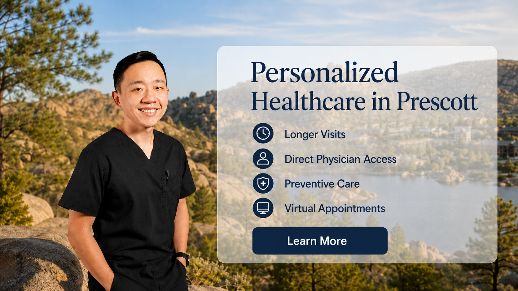 Personalized concierge healthcare and telemedicine available to patients in Prescott Arizona