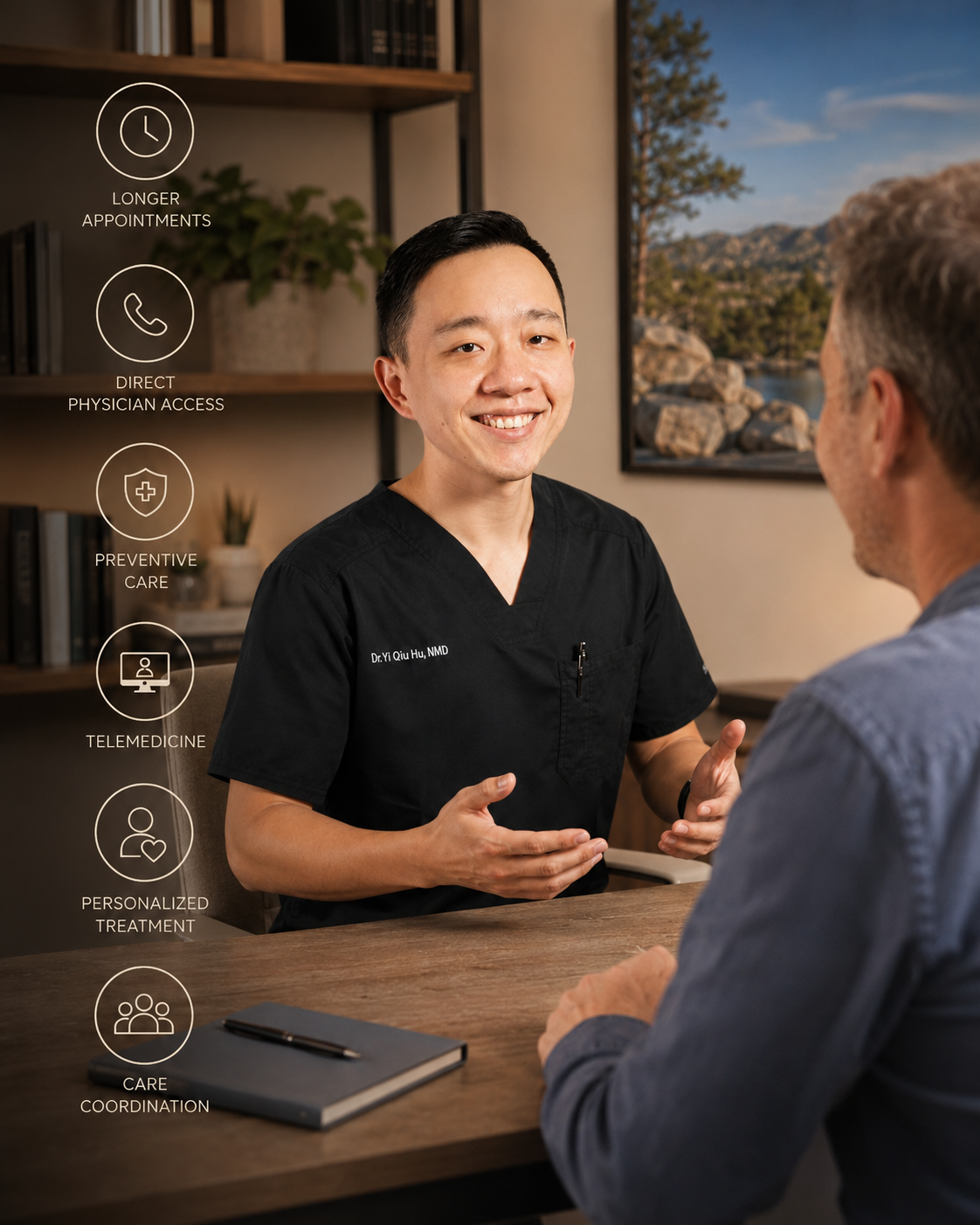 Benefits of concierge medicine for Prescott patients including longer visits and direct physician access