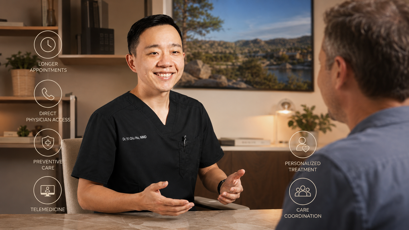 Benefits of concierge medicine for Prescott patients including longer visits and direct physician access