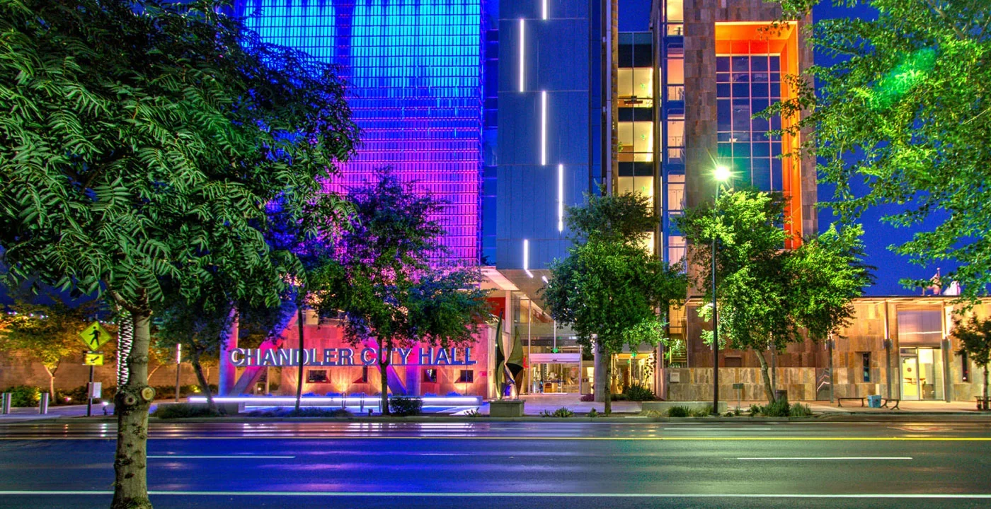 Chandler City Hall in Downtown Chandler, Arizona