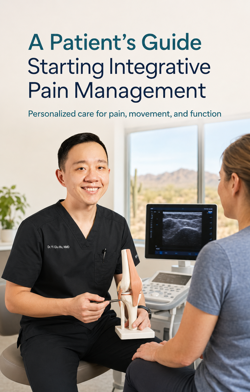 Patient discussing personalized integrative pain management options with an Arizona physician