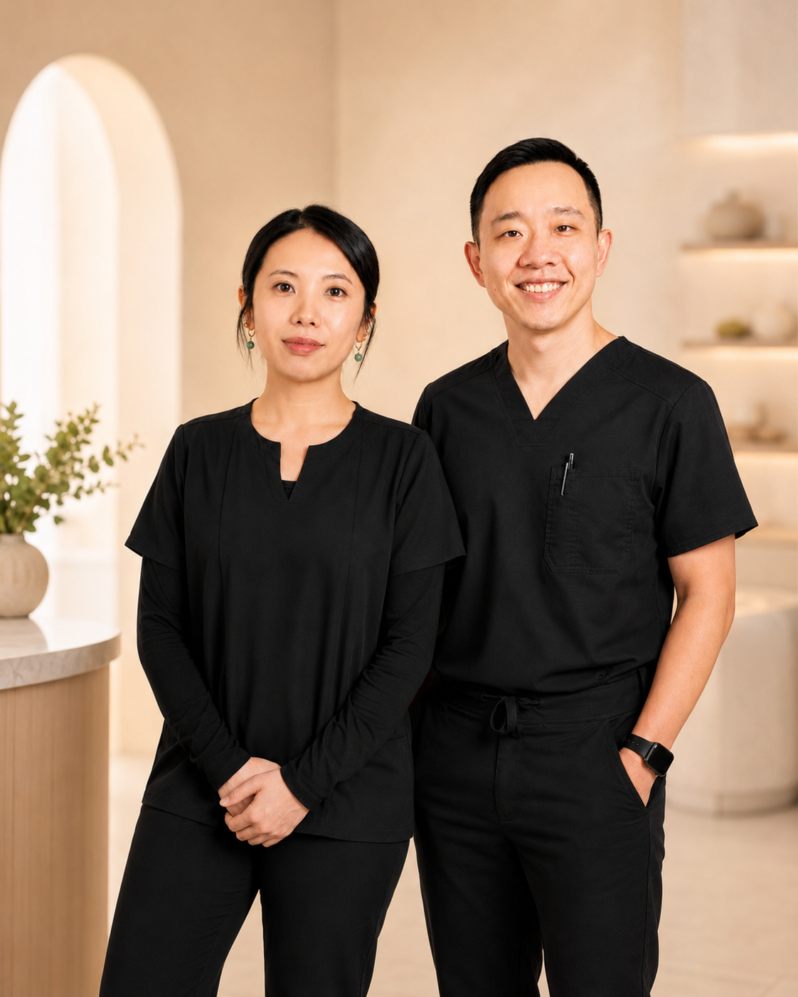 Dr. YiQiu Hu and Dr. Linh Ngo, Arizona naturopathic physicians who contribute to the Ask Dr. Hu health resource library