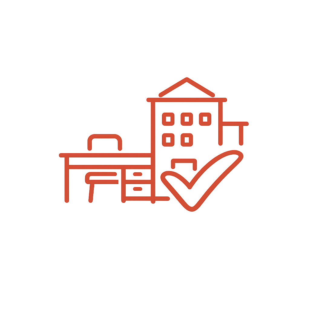 Workplace and school accommodations icon