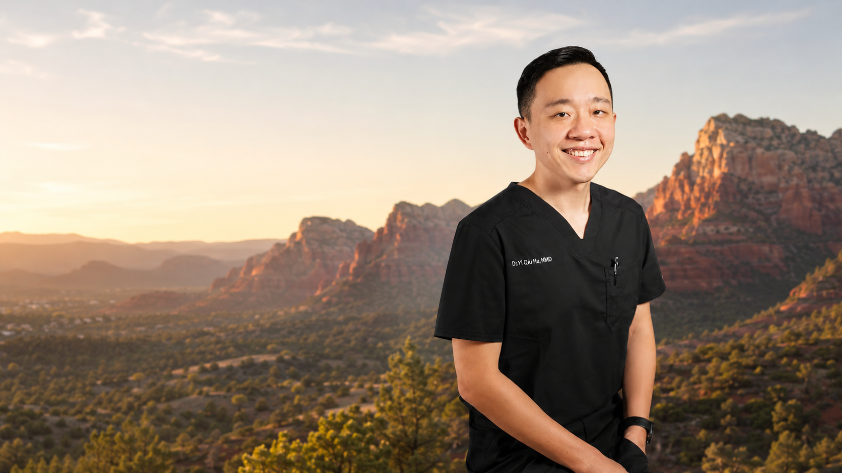 Dr. YiQiu Hu providing concierge medicine for patients in Sedona, Arizona
