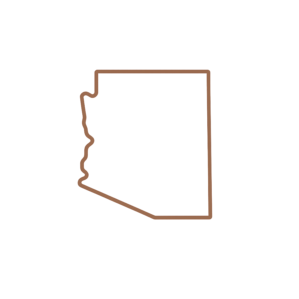Illuminated outline of the state of Nevada in orange glow against a gray background.