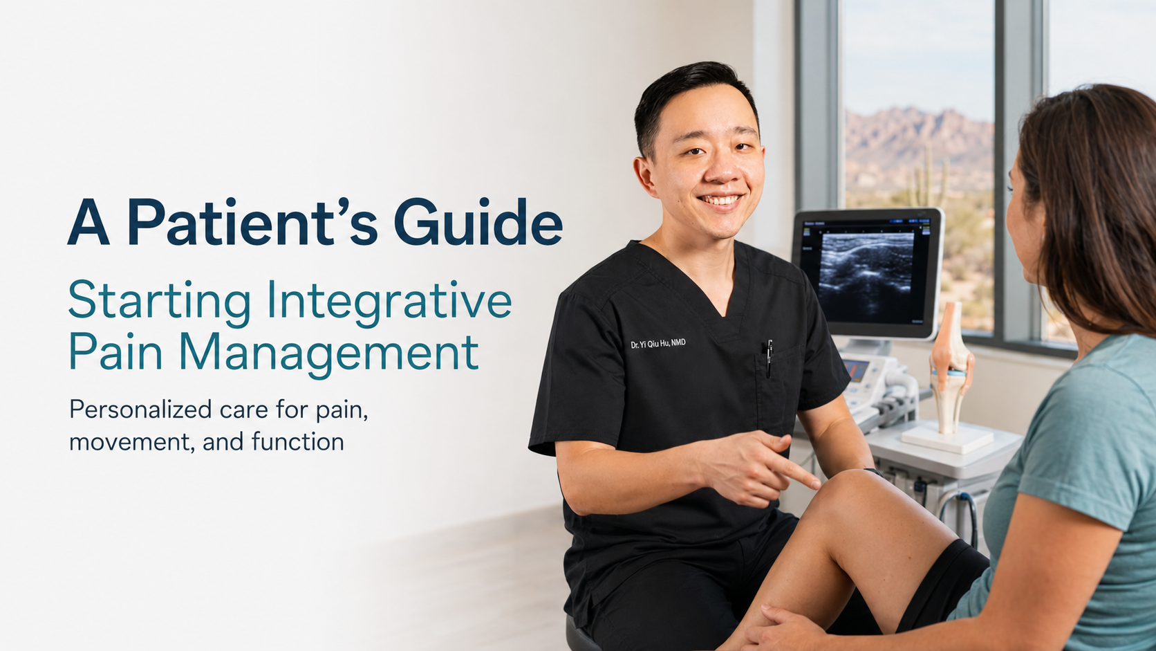 Patient discussing personalized integrative pain management options with an Arizona physician