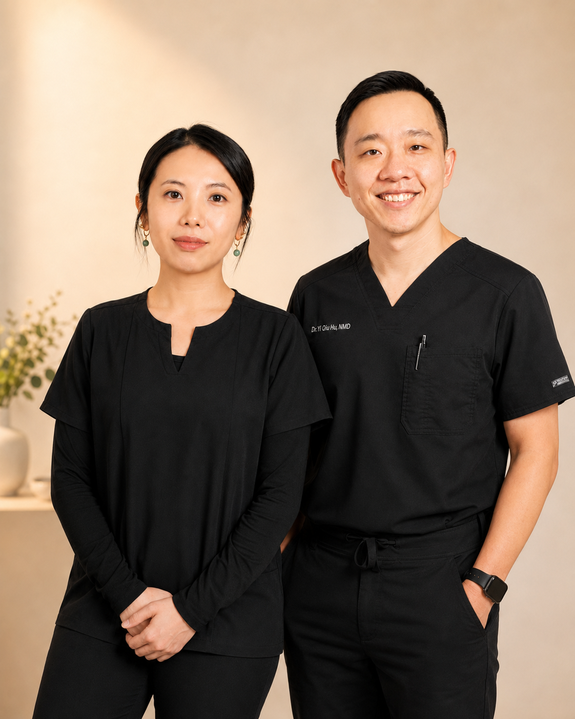 Dr. YiQiu Hu and Dr. Linh Ngo, Arizona naturopathic physicians at Ask Dr. Hu