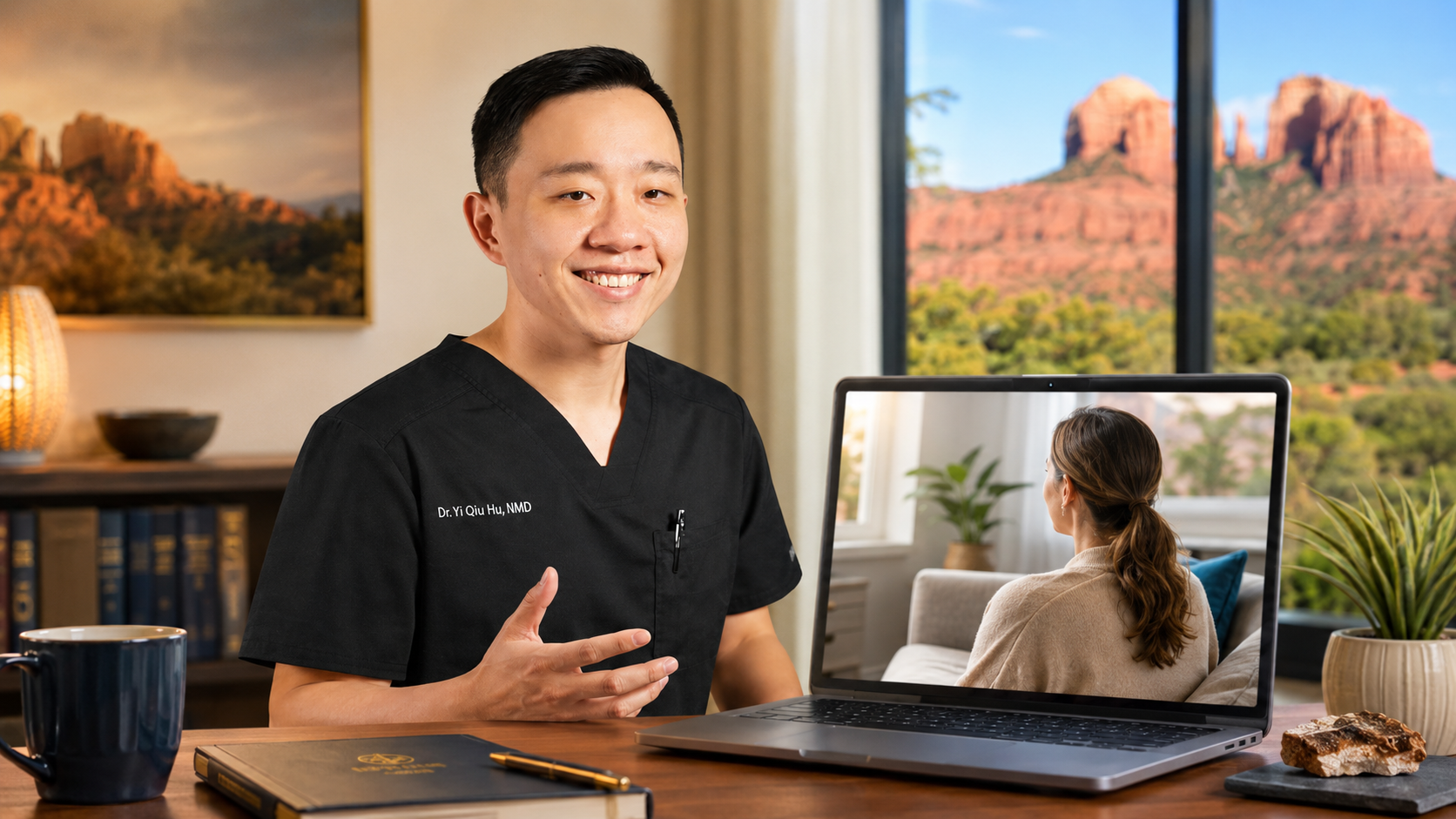 Telemedicine appointment with an Arizona concierge doctor serving Sedona patients