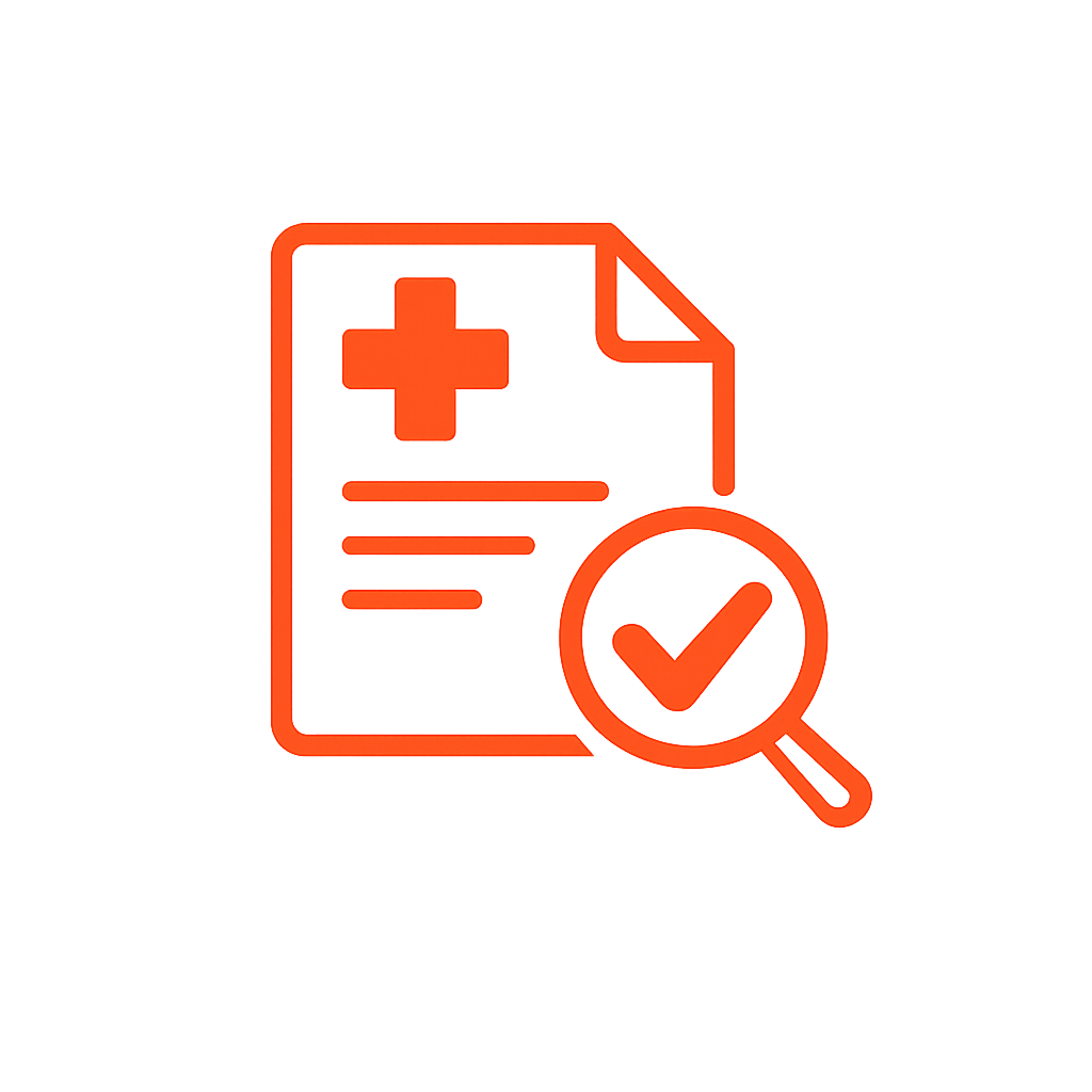 Accurate medical information symbol