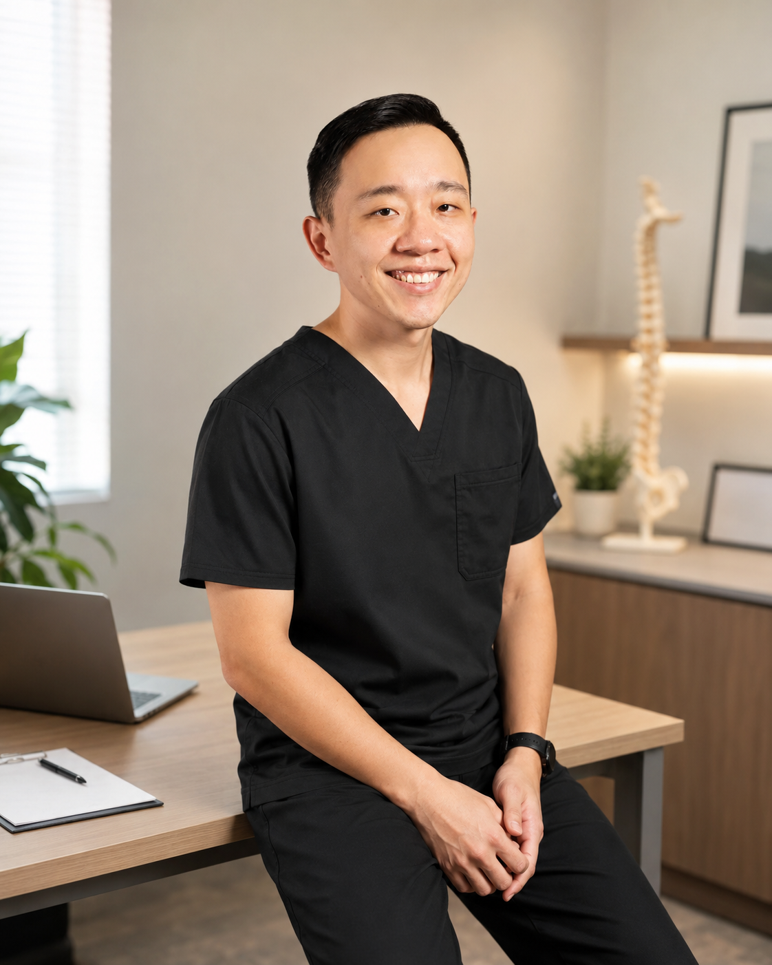 Dr. Hu providing personalized concierge and individual medical services for patients throughout Arizona