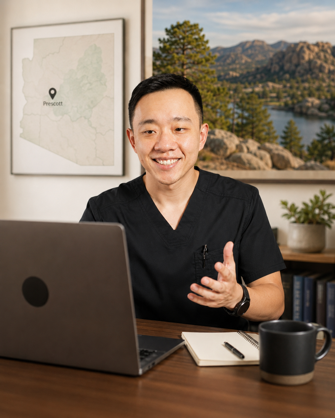Telemedicine appointment with an Arizona concierge doctor serving Prescott patients