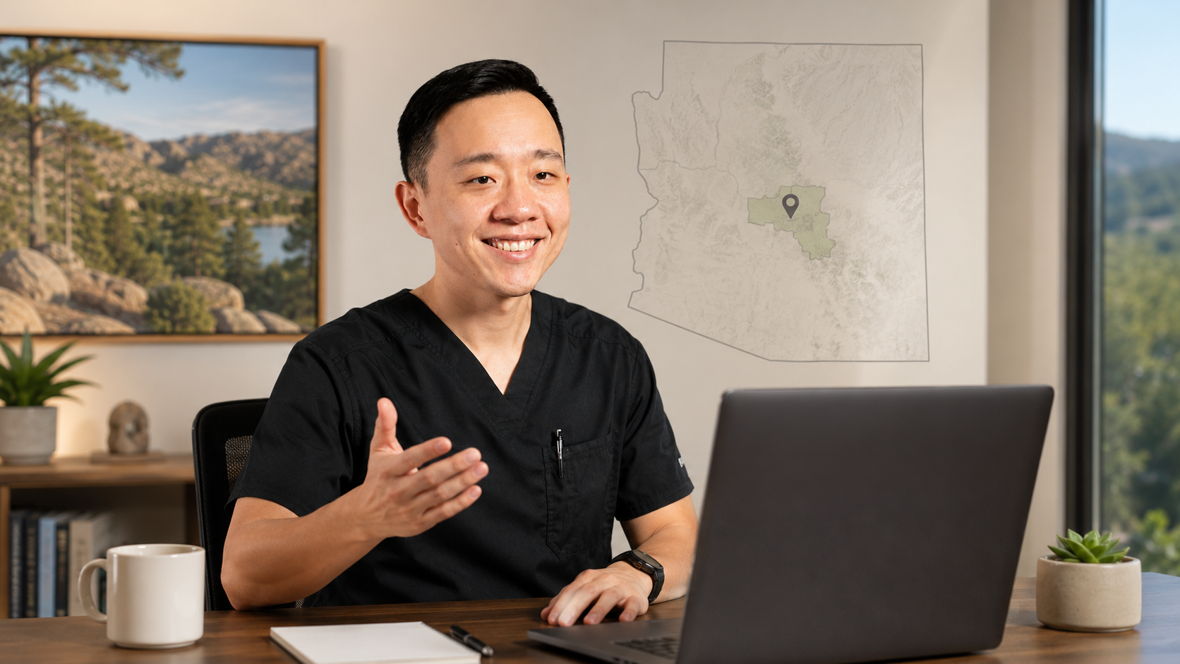 Telemedicine appointment with an Arizona concierge doctor serving Prescott patients