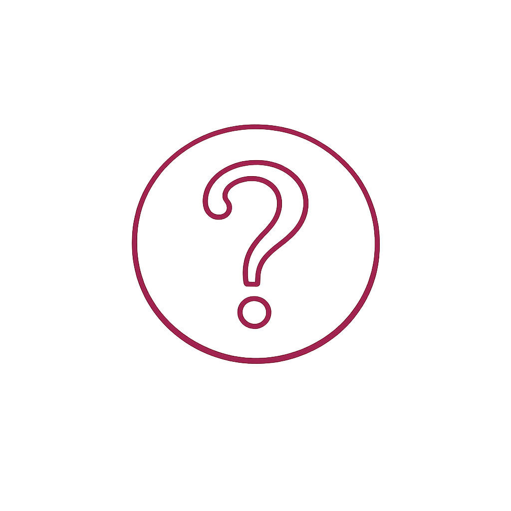 Illustration of a person with a question mark inside a circle, representing uncertainty or inquiry.