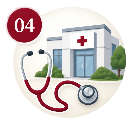 In-person medical evaluation when clinically appropriate for Gilbert patients