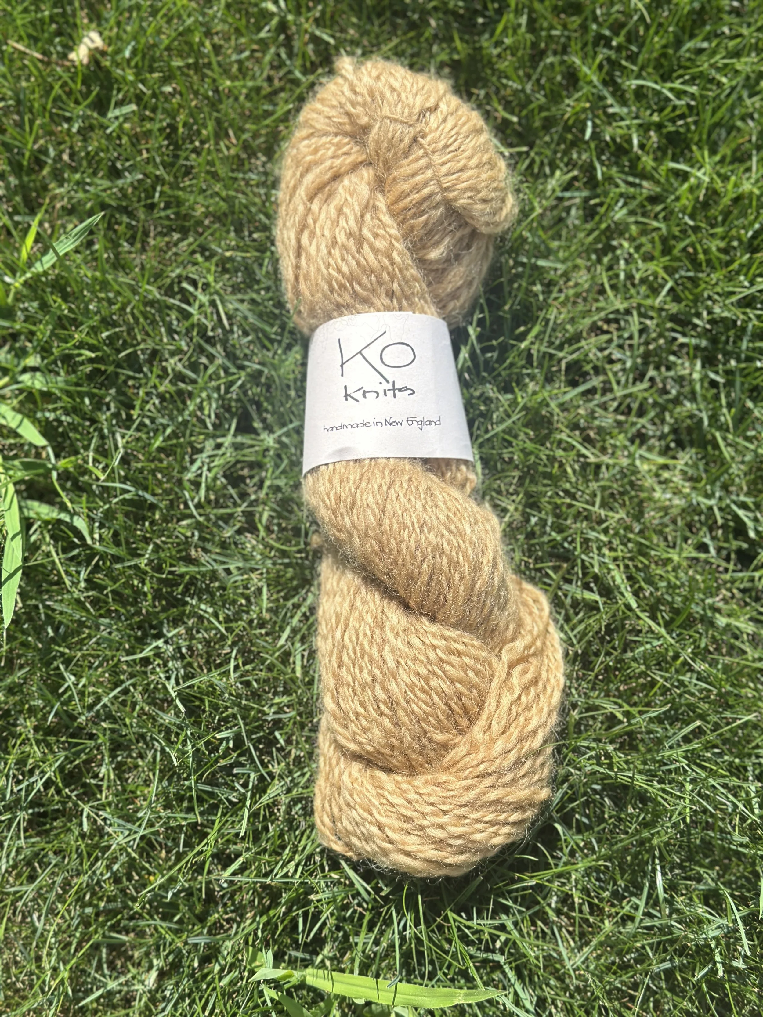 Tan Pokeweed yarn