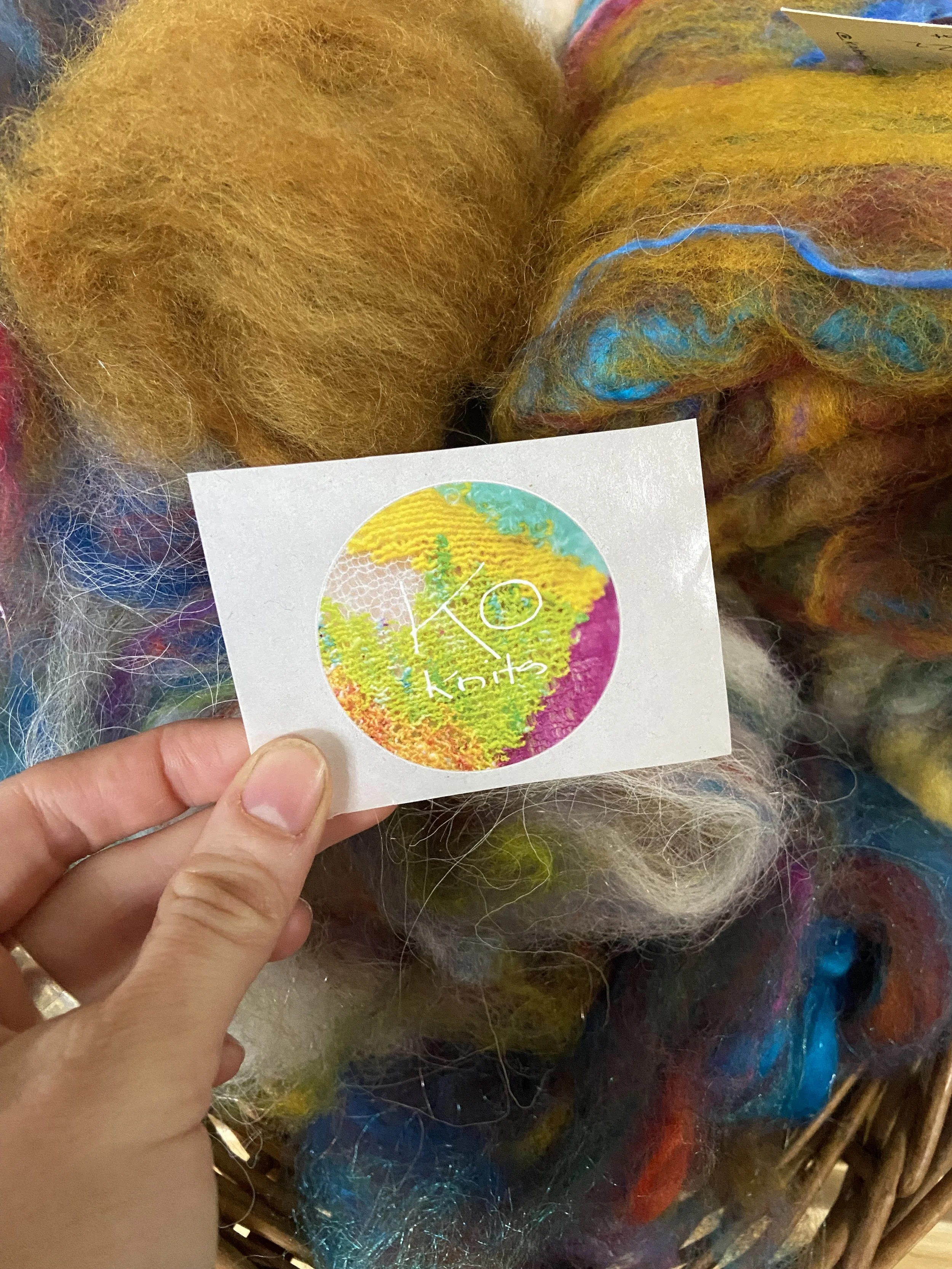 KO Knits Sticker