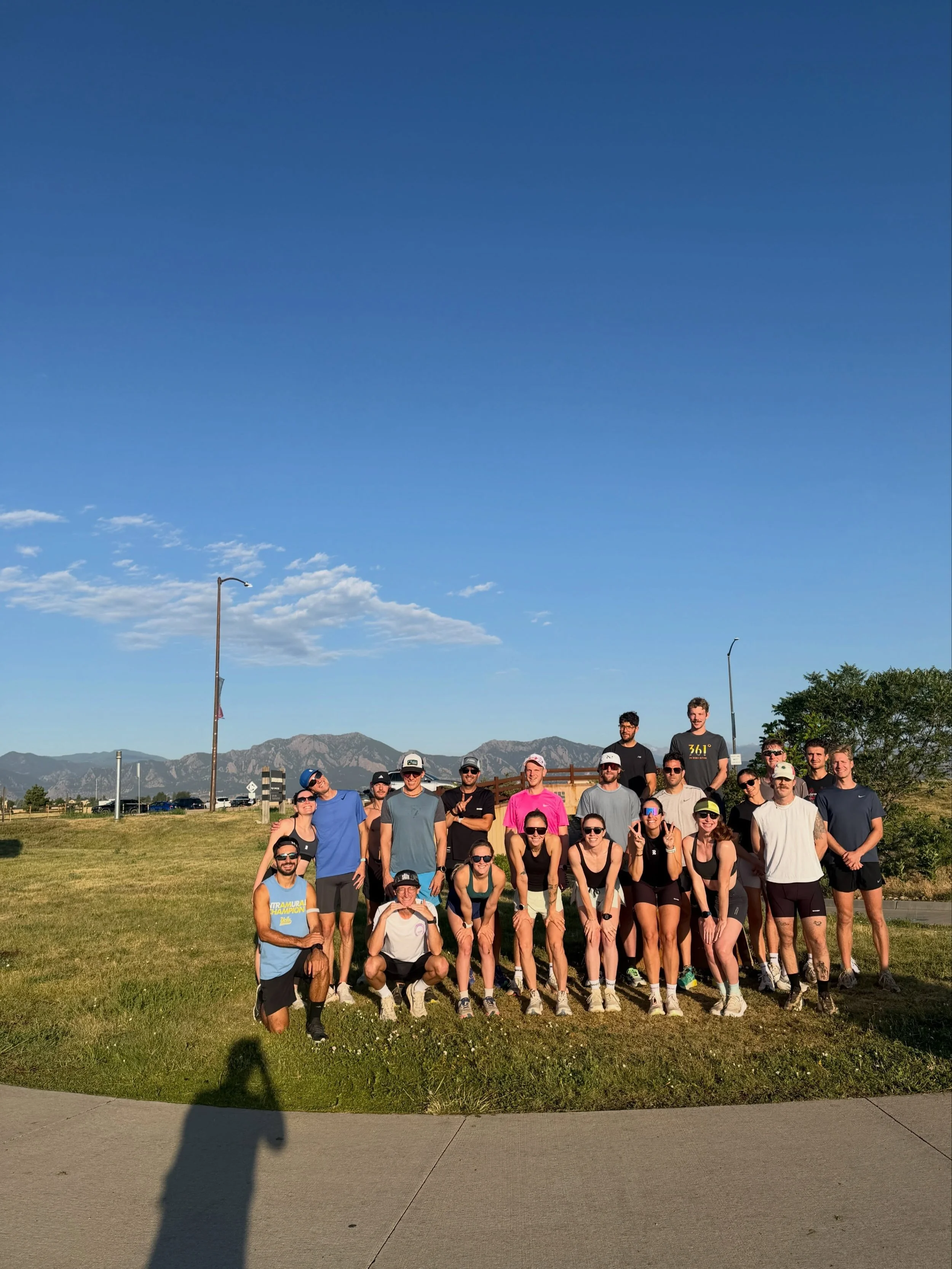 Return of the Mesa. #softhour 🍦 📸 @schroy 
.
#boulder #run #community